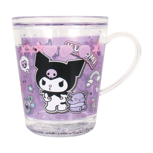T's Factory Sanrio Water Cup Petapeta Stickers / Kuromi