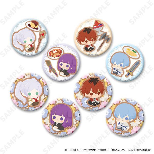 Trading Matte Can Badges Complete Box (8pcs) Di Techno (Frieren: Beyond Journey's End)