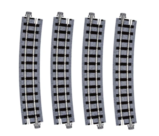 Kato 52-250 Narrow Gauge Unitrack Curved Track R481 (7') Radius 15 (4 pcs) NR481-15 (OO-9/Narrow Gauge)