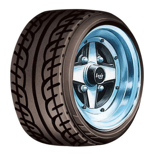 Aoshima The Tuned Parts No. 91 1/24  Equip Shallow Rim 14inch Wheel & Tire Set