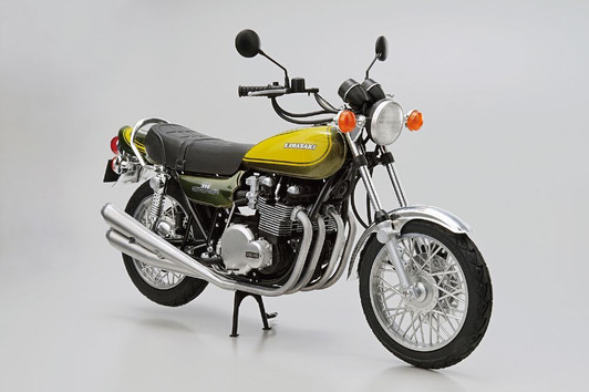 Aoshima The Bike No. 47 1/12 Kawasaki Z1 900 Super 4 1973 Plastic Model
