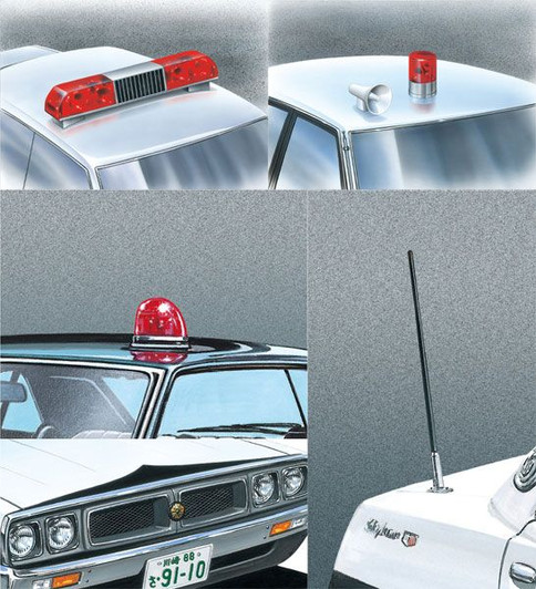 Aoshima The Tuned Parts No. 98 1/24 Police Custom Parts Set C