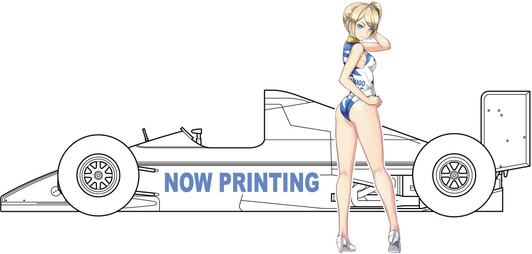 Hasegawa Tamago Girls: 1/24 Zakspeed ZK891Plastic Model with Figure Amy McDonnell