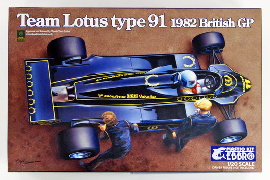 Ebbro 20012 Team Lotus Type 91 1982 1/20 scale plastic model kit