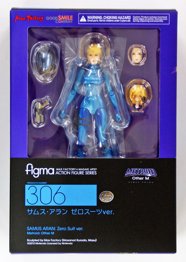 Max Factory Figma 306 Metroid Other M Samus Aran Zero Suit Ver. Action Figure