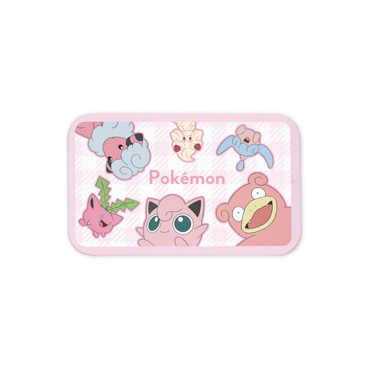 Pokemon Center Original Tin Case Sticker / Pokemon Mix Pink