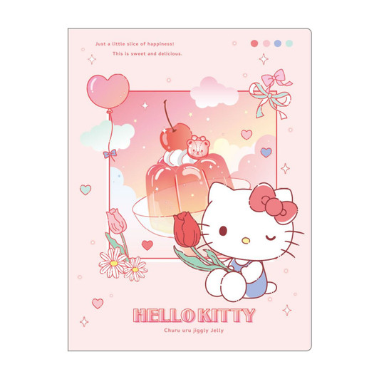 T's Factory Sanrio Glittery File With Pocket Jiguri Zeri / Hello
