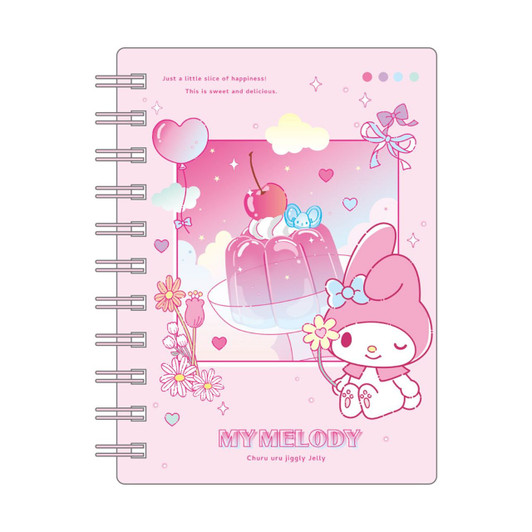 T's Factory Sanrio Churutto A Six Ring Notebook Jiguri Zeri And My Melody