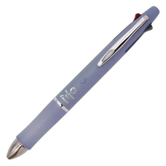  Pilot Dr. Grip 4+1 4 Color 0.5 mm Ballpoint Multi Pen + 0.5 mm Pencil - Hydrangea Blue 