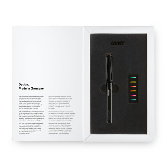 LAMY safari Multicolor Fountain Pen Set - White - Extra Fine - Special Edition