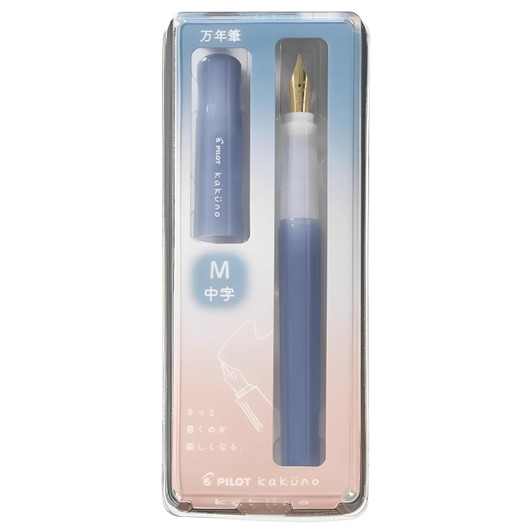 Pilot Kakuno Fountain Pen - Madoromi Series - Blue - Medium