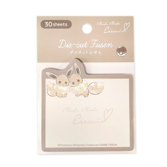 Pokemon Center Original Eevee Die Cut Sticky Notes / Always Best Friends