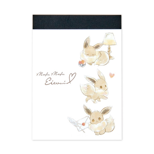 Pokemon Center Original Eevee Mini Memo / Lovely Time