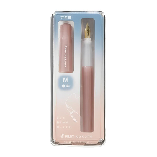 Pilot Kakuno Fountain Pen - Madoromi Series - Pink - Medium