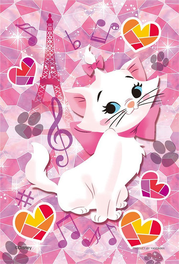 Yanoman Prism Art Jigsaw Petit Puzzle 97-147 Disney The Aristocats (70 Pieces)