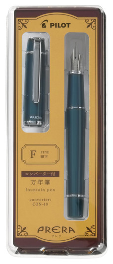 Pilot Prera Fountain Pen - Empress Teal - Fine