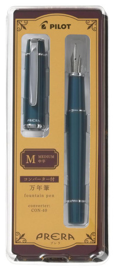  Pilot Prera Fountain Pen - Empress Teal - Medium 