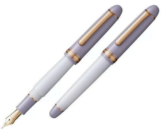 Platinum 3776 Century Fountain Pen Set - Misty Bloom - 14k Fine - Limited Edition