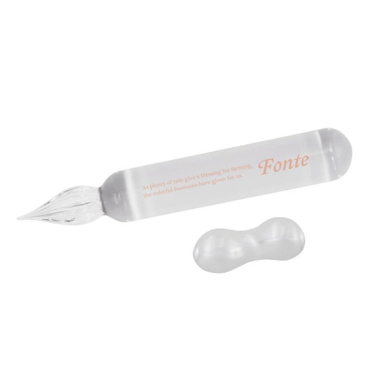  Komamono Lab Fonte Mini Glass Pen with Pen Rest - Skeleton 