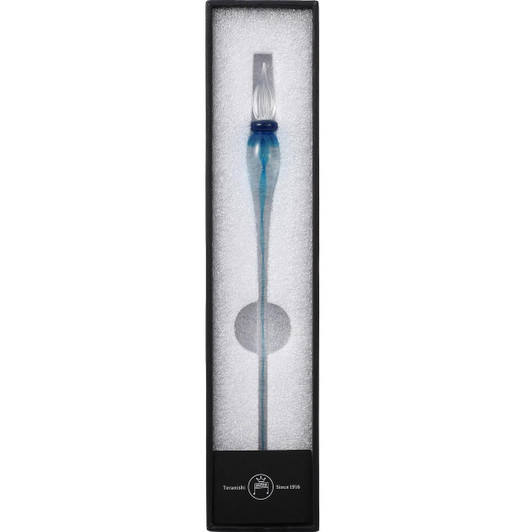  Teranishi Guitar Glass Pen - Ribbon - Blue 