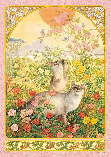 Jigsaw Puzzle Minette of Spring (108 Pieces)