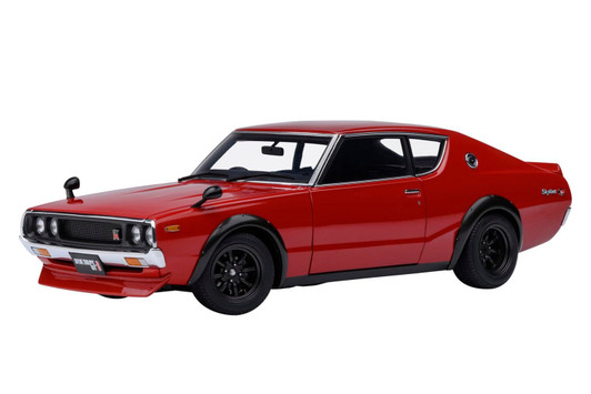 AUTOArt Autoart 1/18 Nissan Skyline 2000 GT-R KPGC110 Tuned Version Red Finished Model 77468