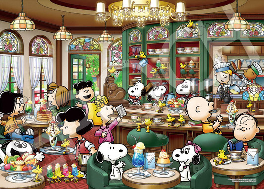 Jigsaw Puzzle Snoopy Cafe (500 Pieces)
