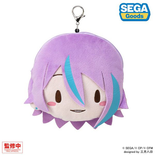 Sega Rui Kamishiro Fuwapuchi Face Pouch With Reel (Project Sekai Colorful Stage! feat. Hatsune Miku)