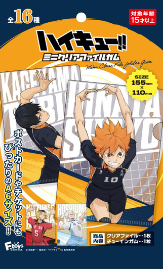  F-toys Haikyuu!! Mini Clear File BOX (20pcs) 