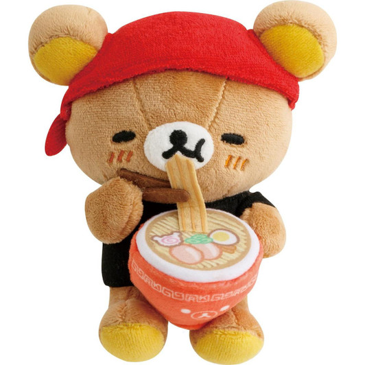 San-x Rilakkuma Character Mix Ramen Plush Toy Rira MO75701 