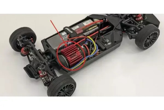 Kyosho FAW218B Motor Heat Sink (FAZER MK2)