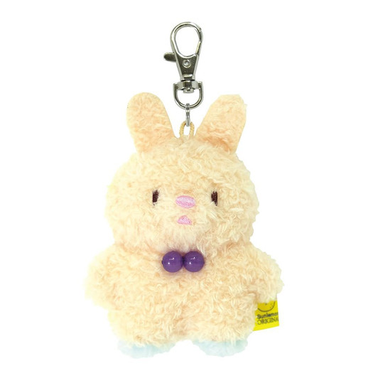 Sunlemon Fluffy Tatton Keychain Rabbit Beige