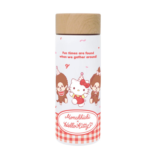 Monchhichi Hello Sanrio Stainless Steel Bottle / Party 300 Milliliters