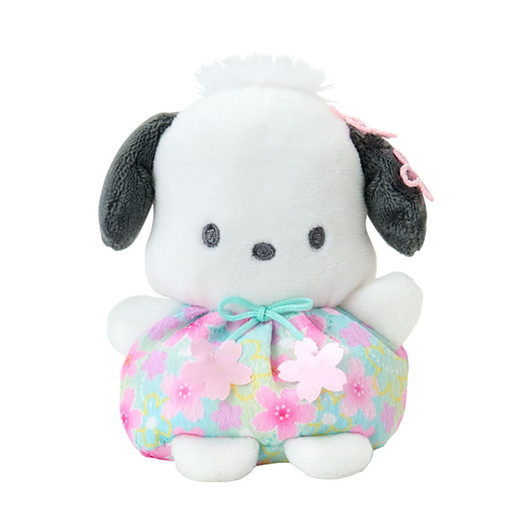 Sanrio Pochacco Palm Sized Doll Sakura 668737