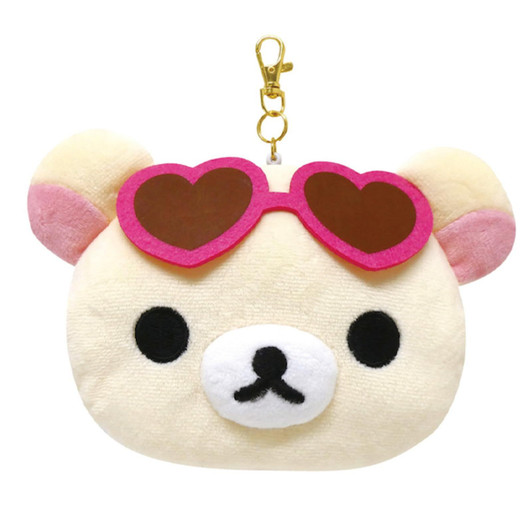 Kcompany Rilakkuma Face Pass Case (Korilakkuma)