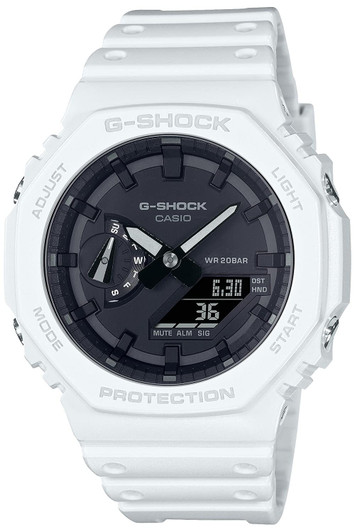 CASIO Watch G-Shock Carbon Core Guard Structure GA-2100-7AJF Men's White