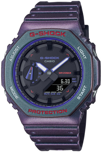 G-Shock CASIO Watch GA-2100AH-6AJF Men's Purple