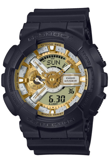 G-Shock CASIO Watch Metallic Color Dial Series GA-110CD-1A9JF Men's Black