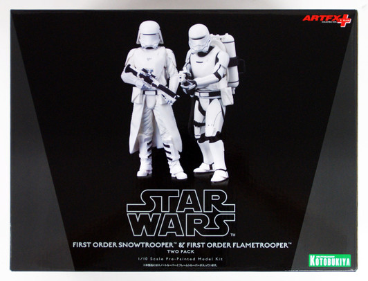 Kotobukiya SW123 Star Wars The Force Awakens First Order Snowtrooper & Flametrooper 1/10 Scale Figure Set
