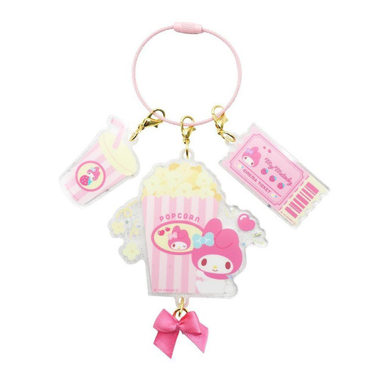  OST Sanrio Characters Popcorn Three Linked Charms My Melody 