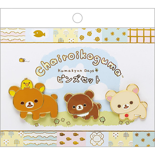  San-x Rilakkuma Rilakkuma Pin Set AB40701 