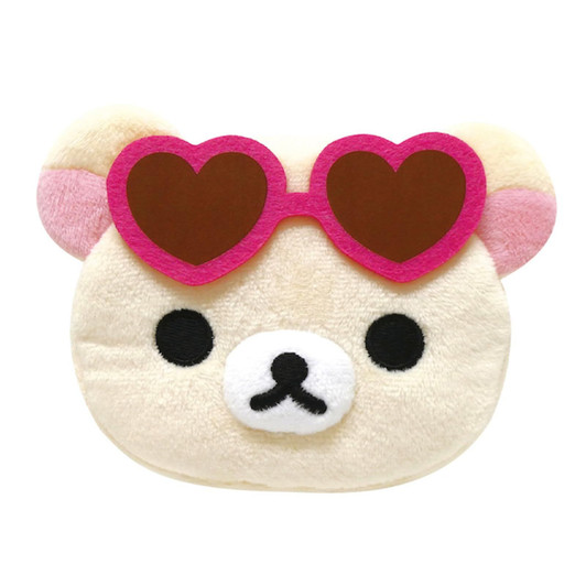 Kcompany Rilakkuma Face Pouch (Korilakkuma)