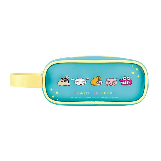 T's Factory Shin Chan Matte Clear Pouch With Handle Expression / Standard
