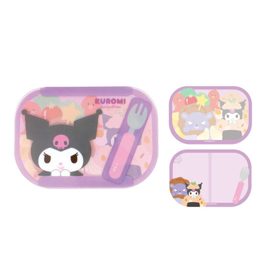 T's Factory Sanrio Bento Mini Memo Lively Picnic Kuromi