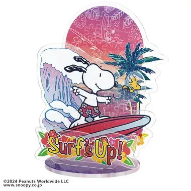 Beverly SP-010 Snoopy Acrylic Stand Pop Snoopy Surfing