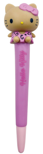 iplanning Sanrio Puru Puru Mascot Gel Pen Pink Leopard