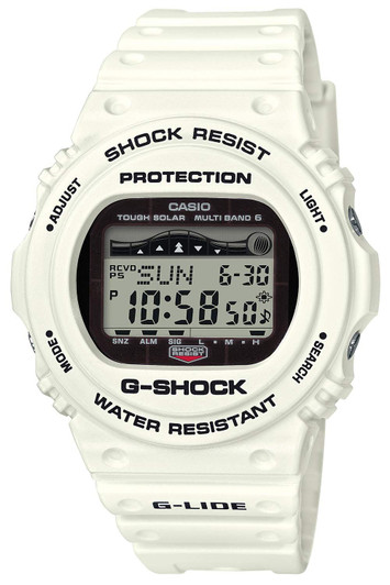 CASIO G-SHOCK G-LIDE GWX-5700CS-7JF White Mens