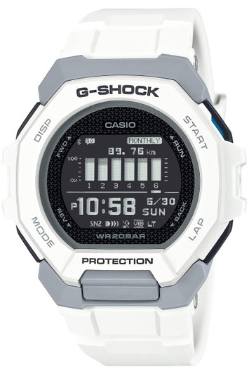  CASIO G-SHOCK G-SQUAD GBD-300-7JF White Mens 
