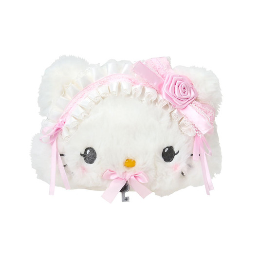 Sanrio Sanrio Other Face Shaped Pouch White Frill Charmmy Kitty 012165