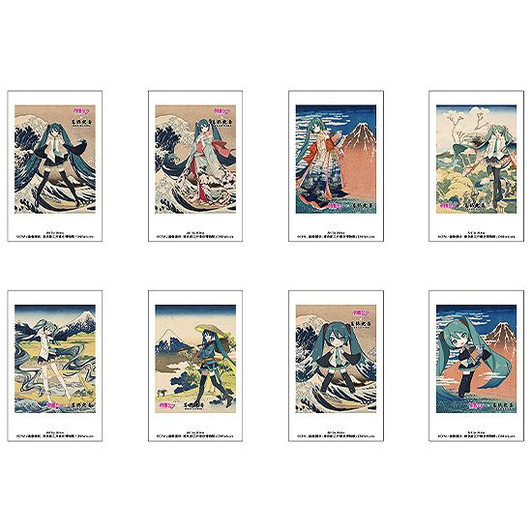 Other Hatsune Miku x Katsushika Hokusai iXima Instant Photo Card BOX (8pcs)